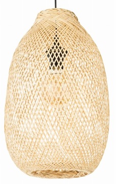 Lampa wisząca BOHO bambusowa podłużna 40cm TH05