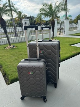 НАБОР ДОРОЖНЫЙ ЧЕМОДАН НАБОР БАГАЖНАЯ СУМКА 5 шт. АМСТЕРДАМ