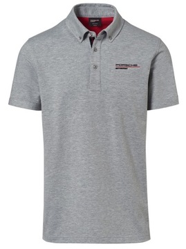 PORSCHE KOSZULKA POLO MĘSKA SZARA MOTORSPORT M