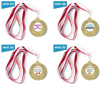 Medal IDEALNY prezent na DZIEŃ DZIECKA DUŻO WZORÓW