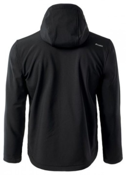 КУРТКА МУЖСКАЯ ELBRUS IVER SOFTSHELL, ЧЕРНАЯ КАПЮШОН M