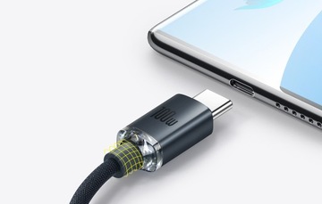 КАБЕЛЬ BASEUS STRONG USB-USB TYPE C БЫСТРАЯ ЗАРЯДКА QC 100 Вт 1,2 М