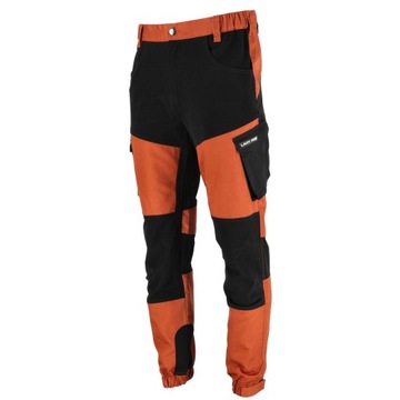 LAHTI PRO SPODNIE ROBOCZE STRETCH LINE CEGLASTO-CZARNE L4053902