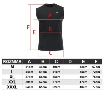 4F ZESTAW 2szt. KOSZULKA BEZRĘKAWNIK / rozm XL