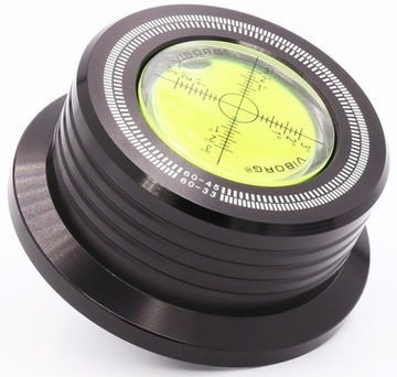 DOCISK DO WINYLI Z POZIOMICĄ VIBORG LP528B CZARNY