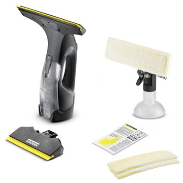 KARCHER WV 5 PLUS N BLACK EDITION MOCNA MYJKA DO OKIEN + 2 ZAPASOWE PADY