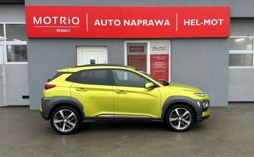Hyundai Kona I Crossover 1.6 T-GDI 177KM 2019 Hyundai Kona 1.6 T-GDI 4x4 Automat 93 tys. km EU Bezwypadkowa El.Fote, zdjęcie 8