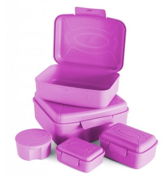 Zestaw 5 pojemników śniadaniowych Foodie Lunch Box