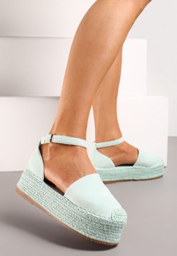 Renee Zielone Espadryle damskie 41 Ekozamsz