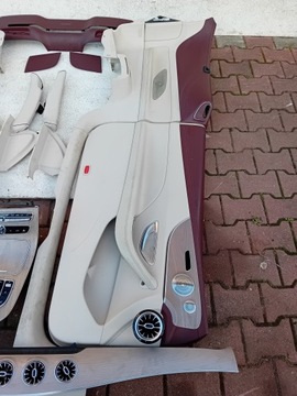 MERCEDES E CLASS W213 W238 салон Designo ОБИВКА дверей КОМПЛЕКТ ДЕКОРА