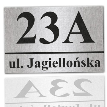 TABLICZKA ADRESOWA NA DOM, PŁOT- NUMER DOMU, ADRES