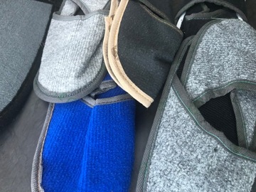 ТАПОЧКИ ГОСТЕВЫЕ ТАПОЧКИ ВОЙЛОЧНЫЕ ТАПОЧКИ ВРЕМЕННО ПОДВЕШИВАЕМЫЕ, набор 5 ПАР +1