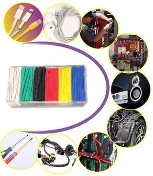 Набор термоусадочных трубок, 196 шт.