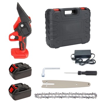 POTĘŻNY PIŁY ŁAŃCUCHOWE 6 CALI 21V GARNITUR + 2 BATERIA 1200 MAH