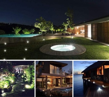 СОЛНЕЧНЫЕ САДОВЫЕ ЛАМПЫ, СВЕТЯЩИЙСЯ ДИСК x6