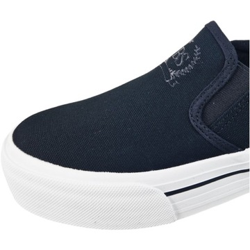 Buty Slip On trampki Big Star czarne wsuwane tenisówki sportowe NN274110 38