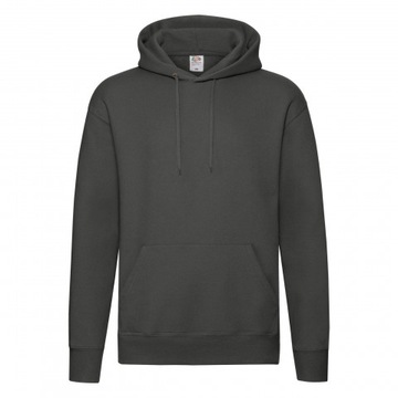Bluza męska z kapturem FRUIT of LOOM Ciemnoszary M