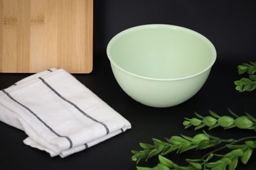 Фруктница пластиковая кухонная, 0,75л, зеленая, Ø15, тарелки для закусок