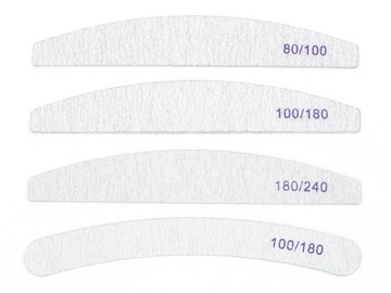 100 пилочек для ногтей Zebra Boat 100/180