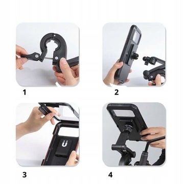 ДЕРЖАТЕЛЬ ДЛЯ ТЕЛЕФОНА Водонепроницаемый для руля квадроцикла SOLID