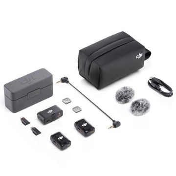 НАБОР РАСШИРЕННОГО DJI MIC 2 SET Беспроводная аудиосистема 2 TX + 1 RX + футляр
