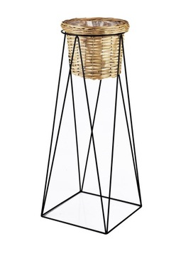 Osłonka doniczka na stojaku SWEN NATURAL 26xh80cm