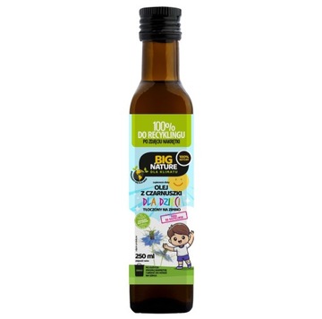 BIG NATURE Olej dla dzieci z czarnuszki 250 ml