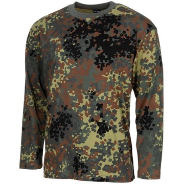 Koszulka z długim rękawem wojskowa moro MFH Longsleeve - Flecktarn 3XL