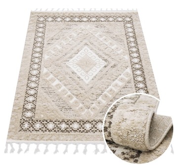 DYWAN BOHO BERBER DO SALONU SYPIALNI 100x150