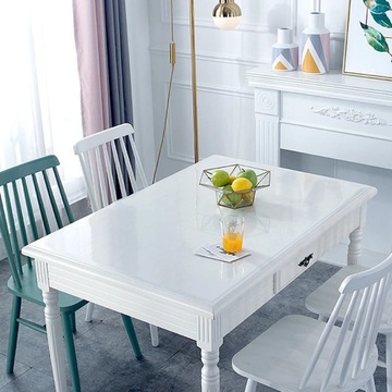 Прозрачный защитный коврик для стола, толстая подложка 90x150, стекло для стола