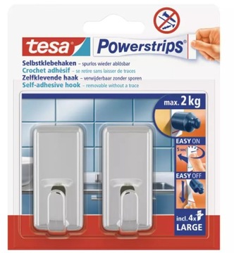 TESA 58051 HACZYK SAMOPRZYLEPNY KLASYCZNY 2SZT 2KG