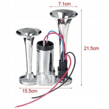 Pneumatinis garso signalas 12V 600 dB – nuotrauka 7