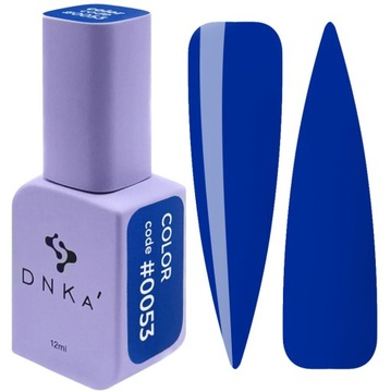 DNKa Gel Polish Color 0053, 12 ml blękitny