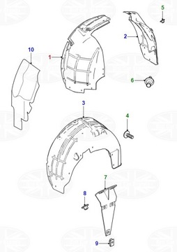 PODBĚH PRAVÉ PŘEDNÍ JAGUAR XK X150 C2P21375 BW837F01FCB C2P15681