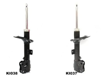 2X TLUMIČE ASHIKA PŘEDNÍ L+P DO CITROEN MITSUBISHI PEUGEOT 4008, ASX