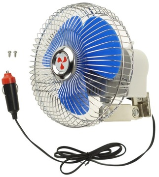 WENTYLATOR SAMOCHODWY OBROTOWY WIATRAK 24V MOCNY NAWIEW DO AUTA