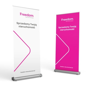 ROLL UP STANDARD PROJEKT GRATIS JAKOŚĆ 150x200cm