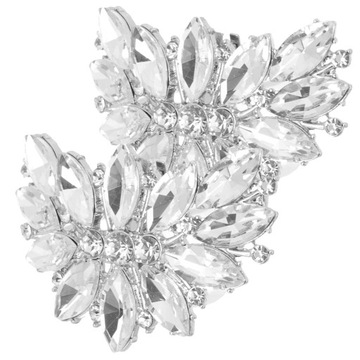 2 шт. съемные зажимы для обуви, пряжки для обуви с кристаллами