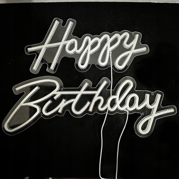Персонализированный светодиод Neon Happy Birthday для
