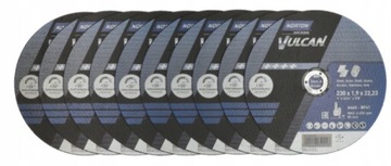 TARCZA DO METALU 230X1,9 NORTON VULCAN 100SZT