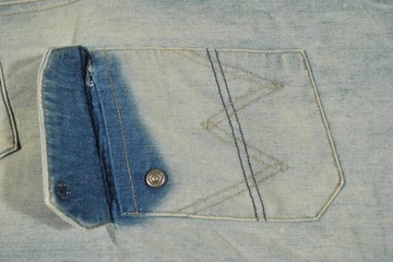 WRANGLER koszula męska JEANS slim DENIM SHIRT S 36