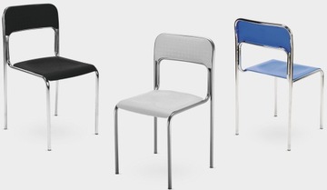 Пластиковый стул для зала ожидания CORTINA BLUE