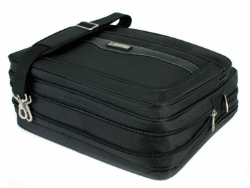 TORBA MĘSKA na LAPTOP DOKUMENTY DWUKOMOROWA pasek