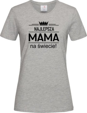 ЖЕНСКАЯ ФУТБОЛКА ДЛЯ МАМА, ЛУЧШАЯ МАМА В МИРЕ