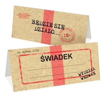 Winietki na stół 18 urodziny 10szt WIN17
