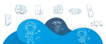 Детские умные часы CALMEAN EASY IP67 ФОТО Меню PL