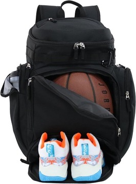 Спортивный туристический рюкзак с отделением для обуви и мячей.