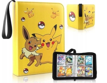 DUŻY ALBUM KLASER NA 400 KART POKEMON SEGREGATOR ZAPINANY UCHWYT