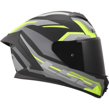 Шлем LS2 FF820 RAPID III HYPER MATT BLACK YELLOW серо-желтый Размер XL