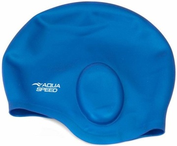 Czepek pływacki zakrywający uszy AQUA SPEED Ear Cap Niebieski